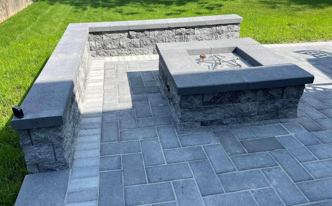 Patio and Firepit in Birmingham